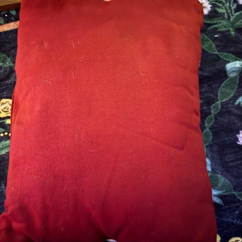 David Carter Brown Santa Tapestry Throw Pillow Folk Art Christmas Decor